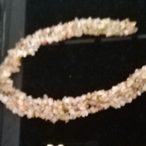 Natural Chip Bead Necklace - Multicolor